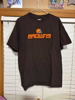 NFL Team Apparel Brown Tee Shirt
